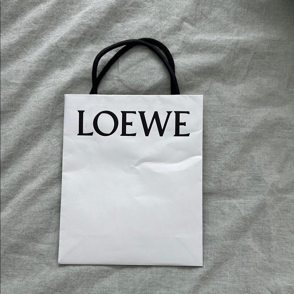 Loewe White Tote Shopping Paper Bag